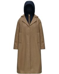 K-Way - Single-Breasted Coats - Lyst