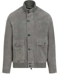 Brioni - Leather Jackets - Lyst