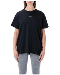 Nike - Fitness ,Zwart ,Katoen Sportswear Classic Oversized T-Shirt - Lyst