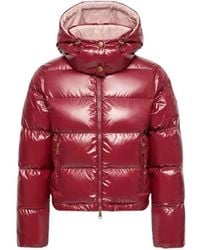 Moncler - Moncler Plumífero Corto De Nailon Niveole, Mujer, Talla - Lyst