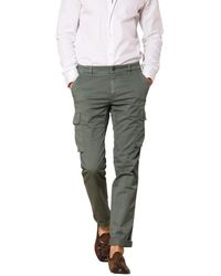 Mason's - Broeken ,Groen ,Katoen Extra Slim Fit Cargo Broek - Lyst