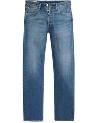 Levi's - Jeans ,Blauw ,Katoen 501 Original - Lyst