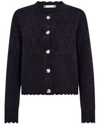 co'couture - Truien & Vesten ,Blauw ,Cardigans - Lyst