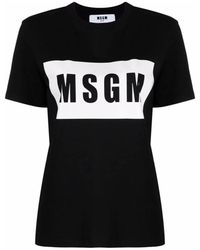 MSGM - T-shirts - - Dames - Lyst