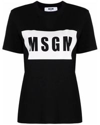 MSGM - T-shirts - - Dames - Lyst