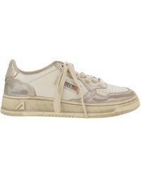 Autry - Schoenen ,Bruin ,Leer Medalist Low Super Vintage Sneakers - Lyst
