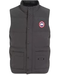 Canada Goose - Jassen ,Grijs ,Katoen Freestyle Crew Vest - Lyst