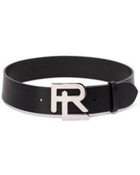 Ralph Lauren - Cinturón ancho de cuero sofisticado - Lyst