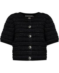 Gestuz - Truien & Vesten ,Zwart ,Katoen Cardigan Gzcailie - Lyst