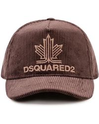 DSquared² - Accessoires ,Bruin ,Baseball Cap Velluto - Lyst
