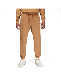 Nike - Fitness ,Bruin ,Katoen Essentials Fleece Gewassen Broek Bruin - Lyst
