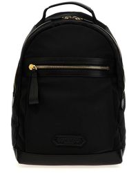 Tom Ford - Logo-Patch Rucksack Mit Reißverschluss - Lyst