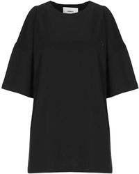 Coperni - Tops ,Zwart ,Katoen Logo Boxy T-Shirt - Lyst