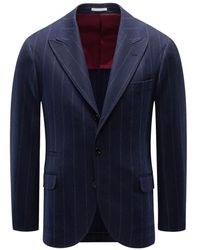 Brunello Cucinelli - Wollen Jas - Lyst