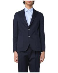 HUGO - Blaue Boss Blazer - Lyst