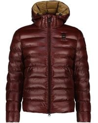 Blauer - Jassen ,Rood ,Adams Padded Jacket - Lyst