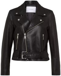 IVY & OAK Biker Jacket - Zwart