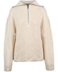 Courreges - V-Neck Knitwear - Lyst