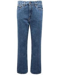 Grifoni - Jeans ,Blauw ,Denim Denim Wo Broeken Made - Lyst
