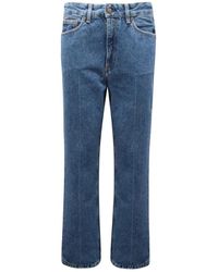 Grifoni - Jeans ,Blauw ,Denim Denim Wo Broeken Made - Lyst