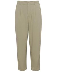 Kaffe - Cropped Trousers - Lyst
