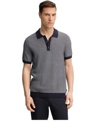 Joop! - Gebreide Katoenen Polo - Lyst