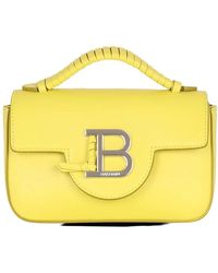 Balmain - B-buzz mini leather bag - Lyst