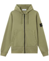 Stone Island - Zip-Through Hoodie - Lyst