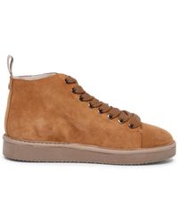 Pànchic - Schoenen ,Bruin ,Suède Shearling Lining Enkelboot - Lyst