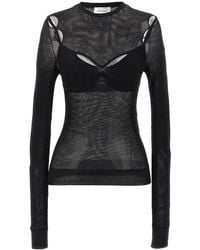 Off-White c/o Virgil Abloh - Net Arrow Bralette Top - Lyst