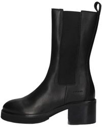 COPENHAGEN - Schwarze Chelsea Boots Aus Leder - Lyst