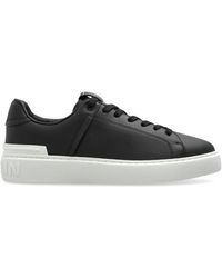 Balmain - Sportschuhe Mit Logo - Lyst