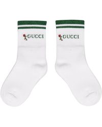 Gucci Flower Socks - Wit