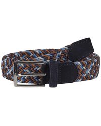 Howard London - Accessoires ,Veelkleurig ,Leer Gevlochten Riem Marvin - Lyst