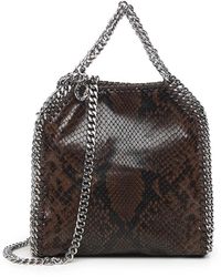 Stella McCartney - Braune Schultertasche Mit Magnetverschluss - Lyst