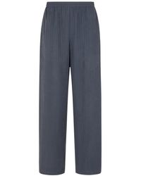 Emporio Armani - Wide Trousers - Lyst