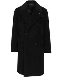 Tagliatore - Dubbele-Breasted Wollen Jas - Lyst