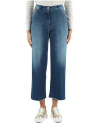 Peserico - Cropped Jeans - Lyst