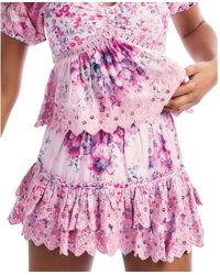 LoveShackFancy - Short Skirts - Lyst
