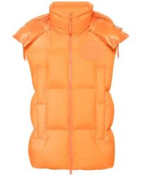 Moncler - Jassen ,Oranje ,Apus Down Vest - Lyst