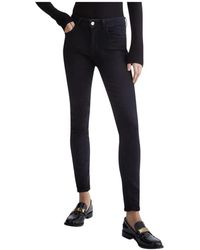 Liu Jo - Schwarze e Skinny Jeans für Frauen - Lyst