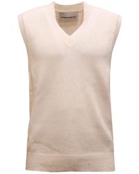 Amaranto - V-Neck Knitwear - Lyst