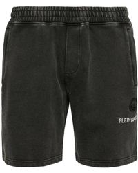Philipp Plein - Fitness ,Zwart ,Katoen Jogging Shorts Cold Dye - Lyst
