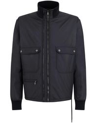 Dolce & Gabbana - Bomberjack Met Rits En Zakken - Lyst