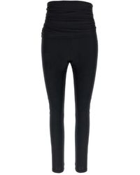 ANDAMANE - Broeken ,Zwart ,Vicky Shiny Lycra Leggings - Lyst
