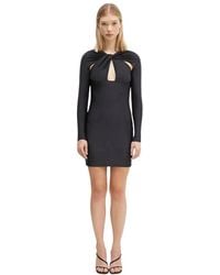 Coperni - Minivestido Negro Con Recortes, Mujer, Talla - Lyst