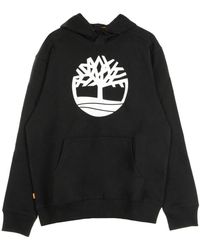 Timberland - Hoodies & Sweatvesten ,Zwart ,Katoen Core Logo Hoodie - Lyst