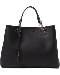 Emporio Armani - Luxuriöse Strukturierte Tote Tasche - Lyst