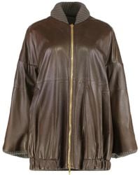 Alberta Ferretti - Leather Jackets - Lyst