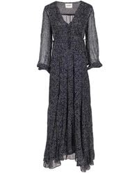 Isabel Marant - Lange Jurk Van Bedrukte Mousseline - Lyst